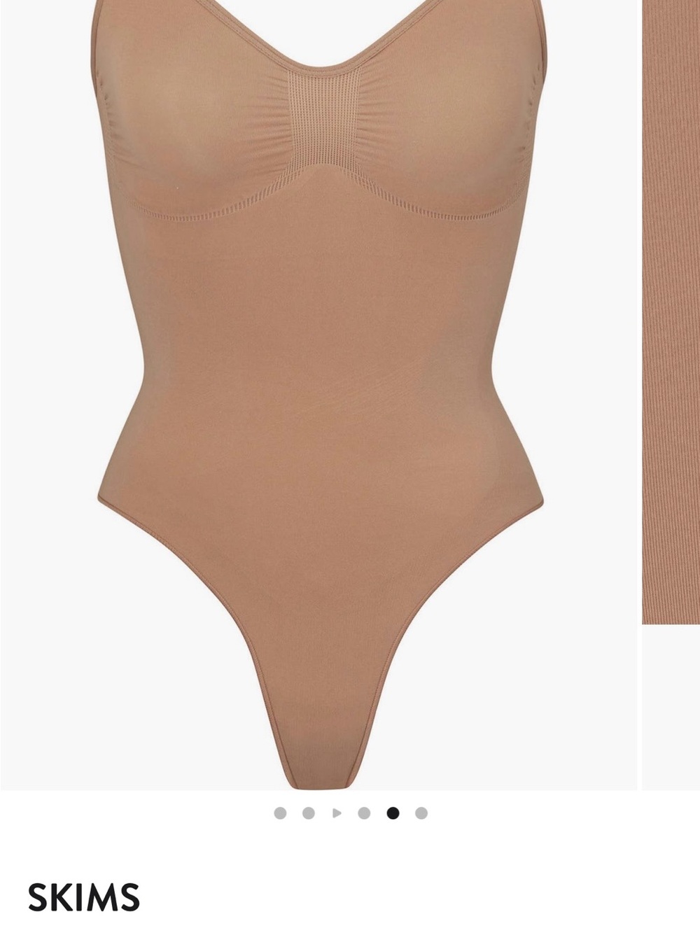 SKIMS Seamless Sculpting Thong Bodysuit in Sienna size Large